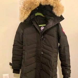Women's Canada Goose Lorette Parka - Black XS